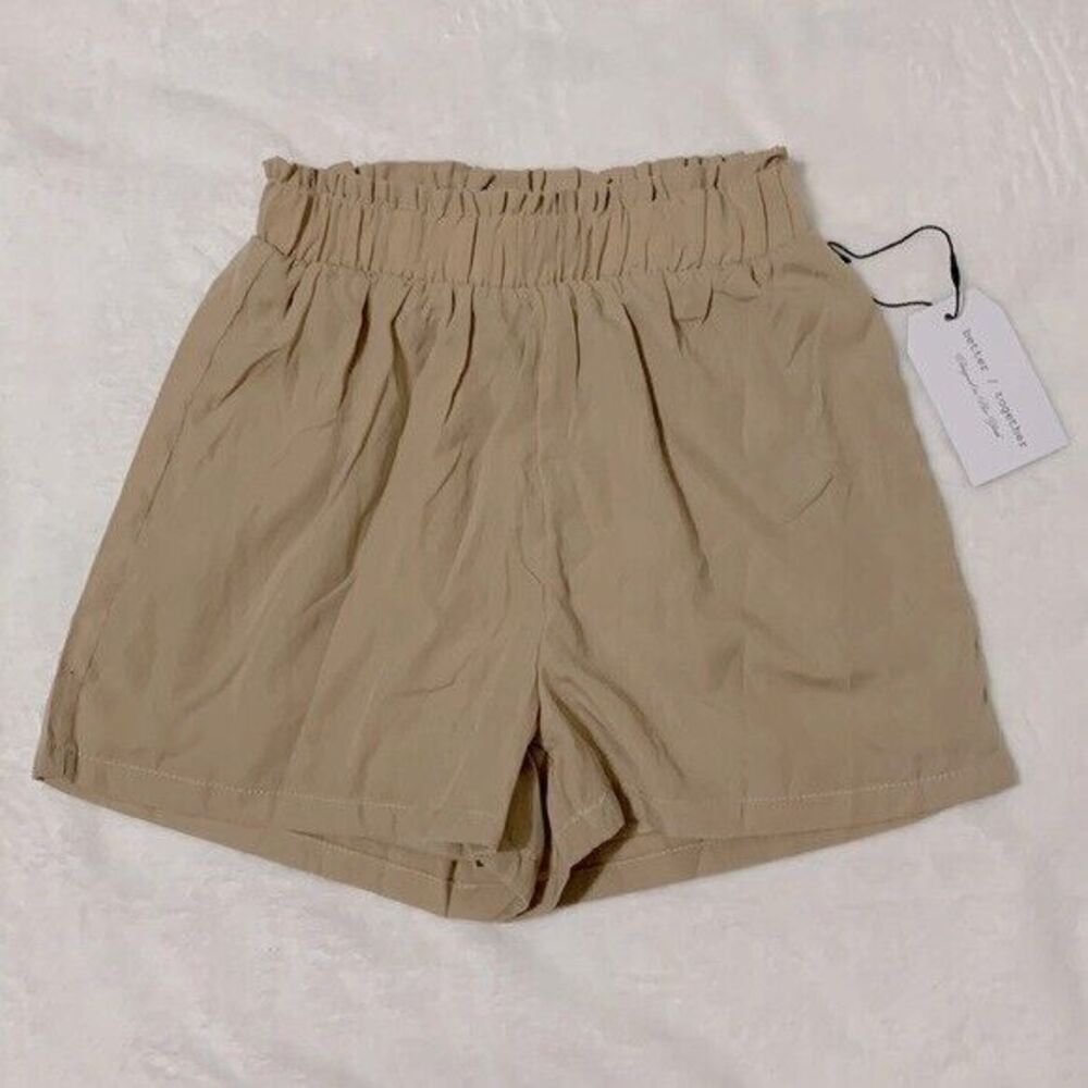 Better Together Athletic High Rise Shorts Women’s XS Beige Pull On